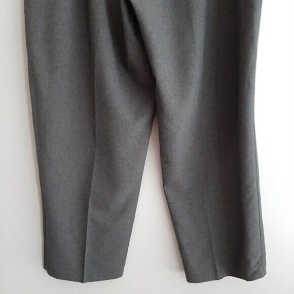 SHELLY DAVID Classic Fit High Waist Pull-on Dress Pants Grey Sz 28 W - Picture 8 of 10